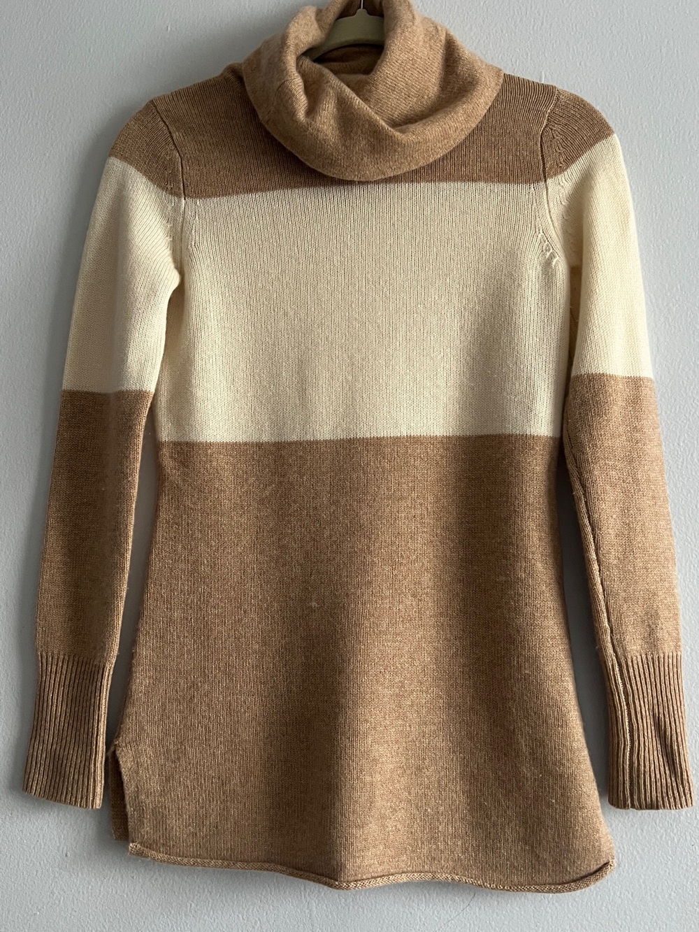 Athleta Cashmere Cowl Neck Long Sweater XXS (fits S)